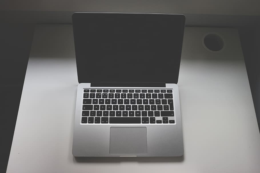 laptop, computer, technology, electronics, table, work, desk HD wallpaper