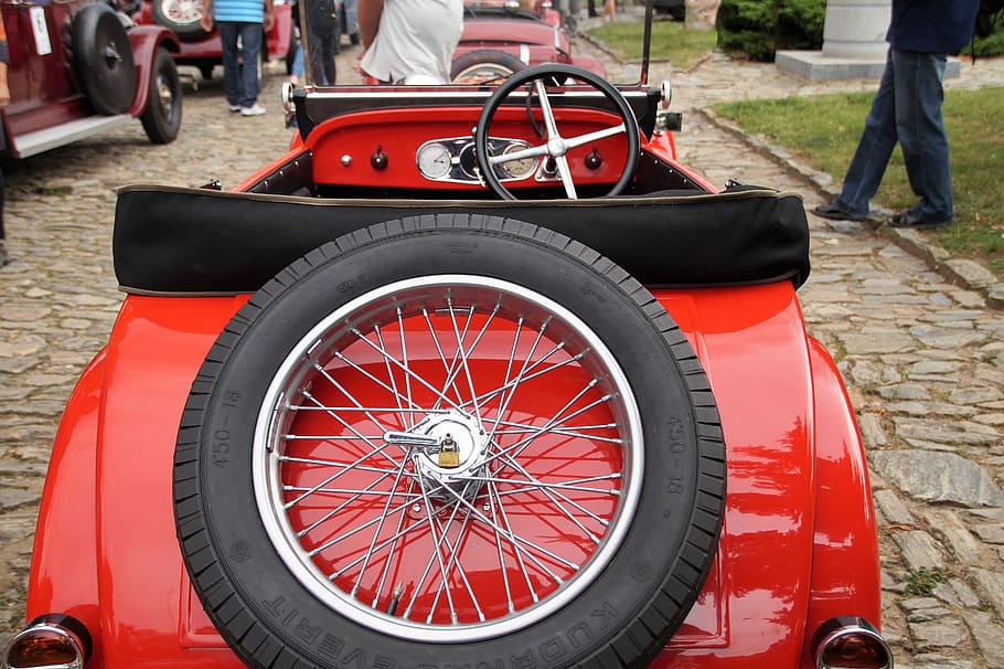 auto, veteran, oldtimer, bugatka, round, nostalgia, transportation HD wallpaper