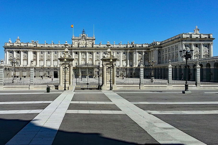 HD wallpaper: palacio real, madrid, spain, palace, places of interest, king house - Wallpaper Flare