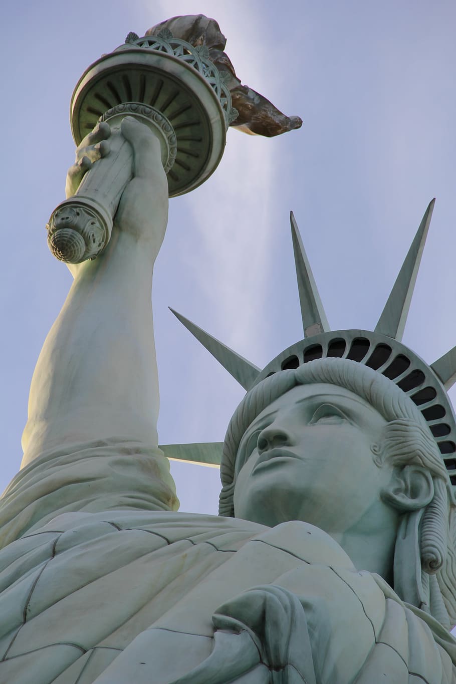low angle photography of Statue of Liberty, usa, dom, america, HD wallpaper