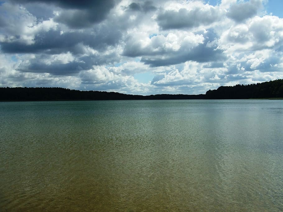 Clouds, Water, Landscape, sky, cloud - sky, scenics, nature HD wallpaper