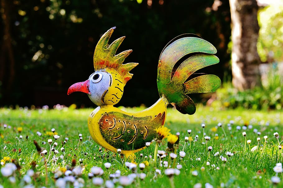 bird, sheet, deco, decoration, outdoor, artwork, figure, garden HD wallpaper