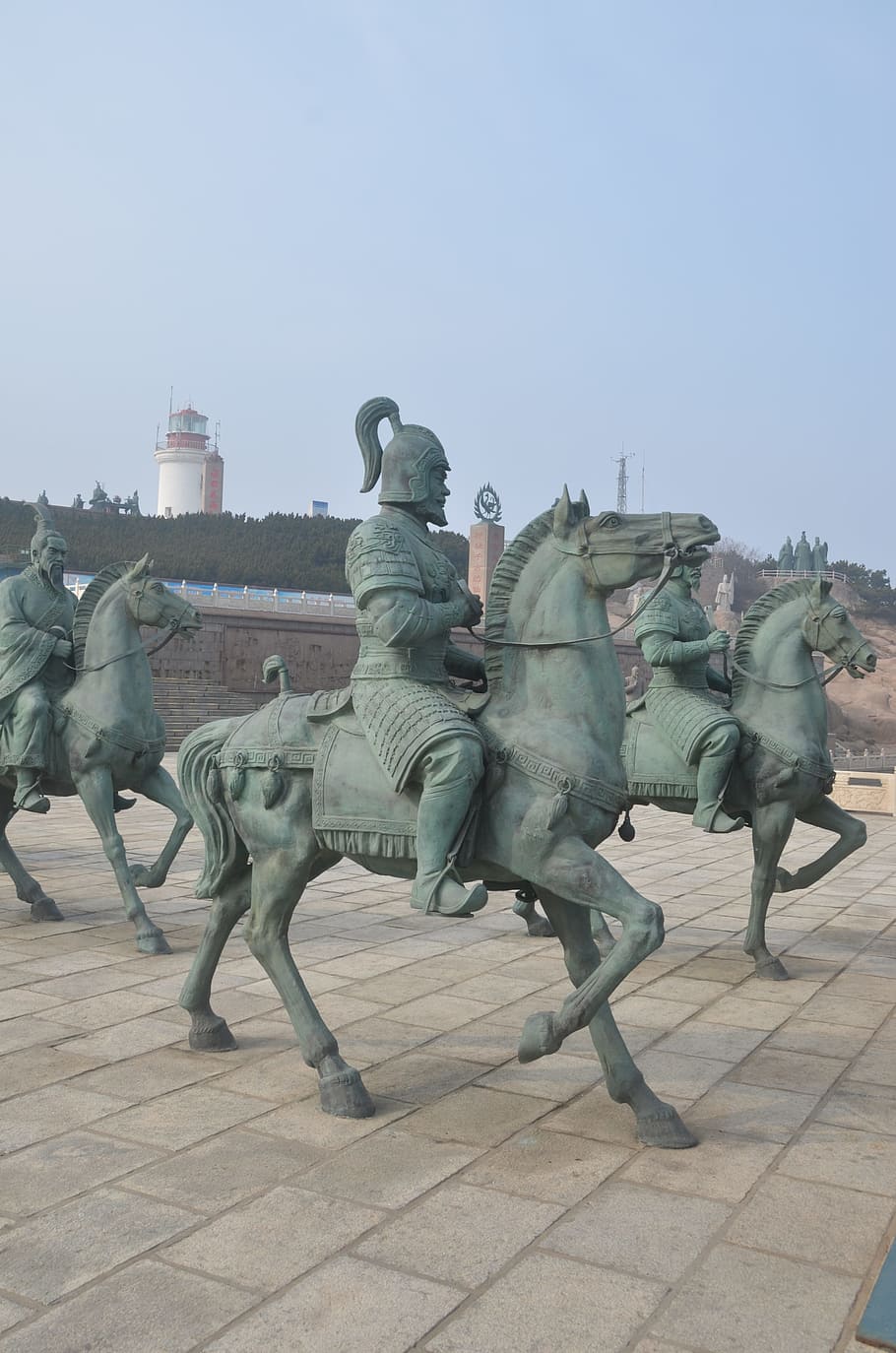 cavalry, statue, sculpture, war, travel, art and craft, representation HD wallpaper