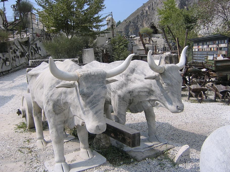 Carrara, Marble, Marble, Quarry, Mining, Italian, rock, mountain HD wallpaper