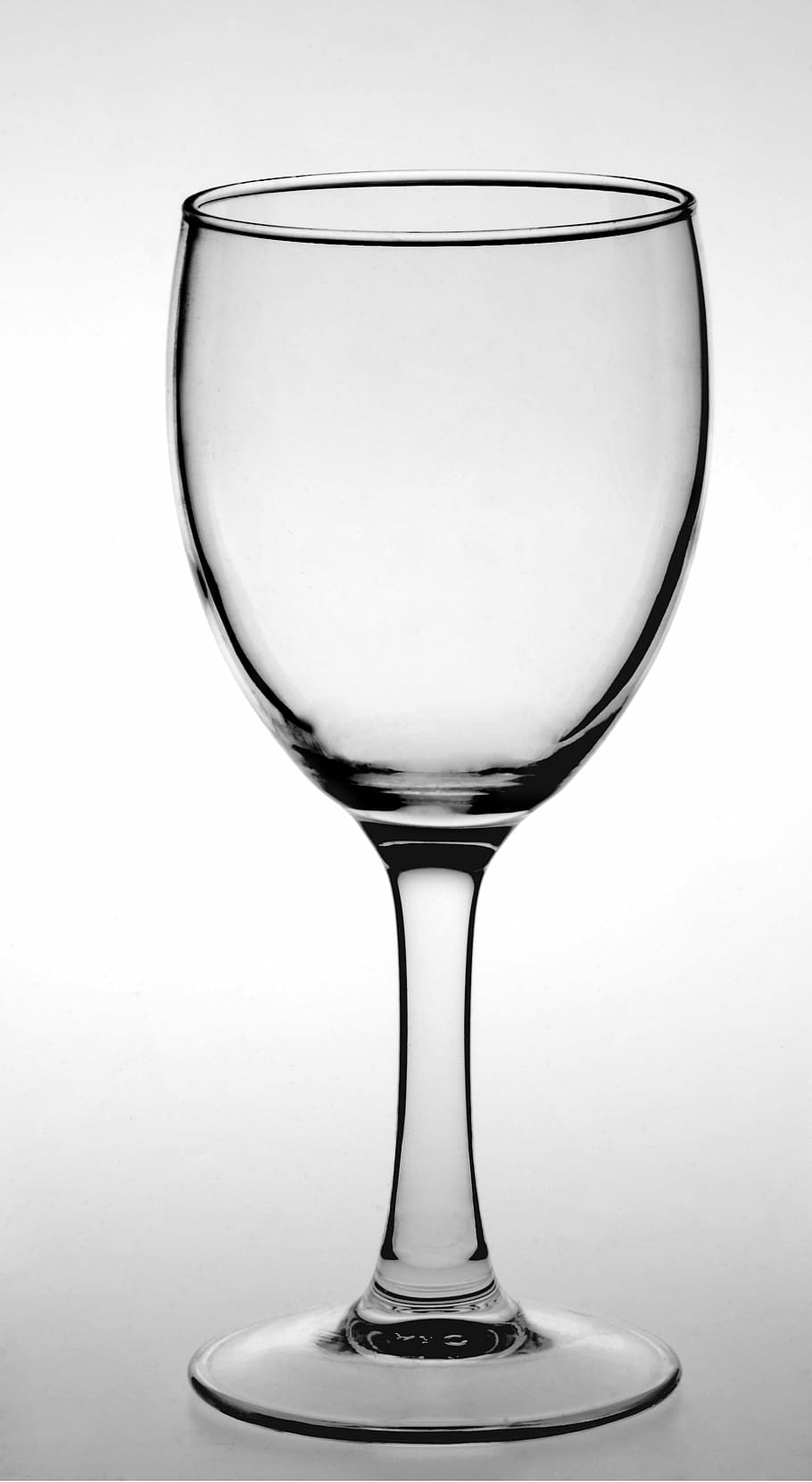 clear wine glass, white background, black lines, goblet, red wine glass