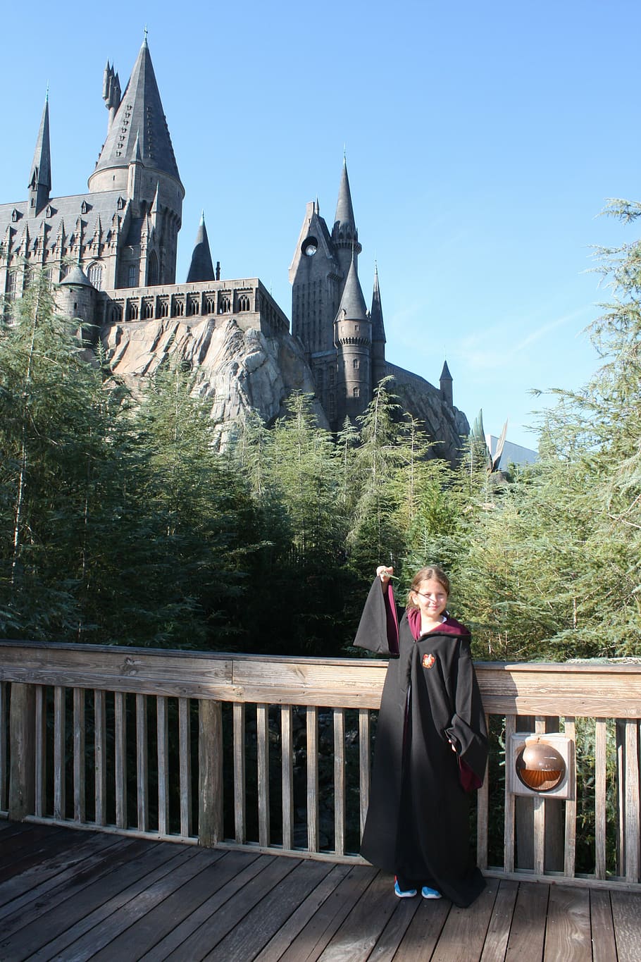 hogwarts, harry potter, universal, park, costume, girl, baby, HD wallpaper