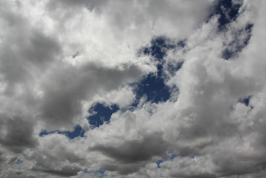 Form, clouds, sky, summer clouds, clouds form, blue, cloud - sky HD wallpaper