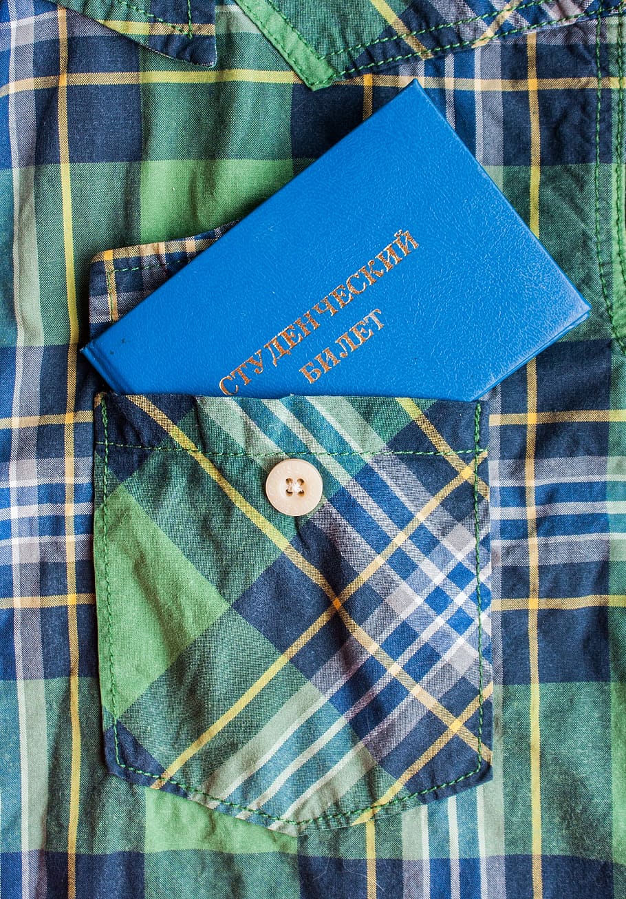 blue card, student id, study, document, university, education HD wallpaper