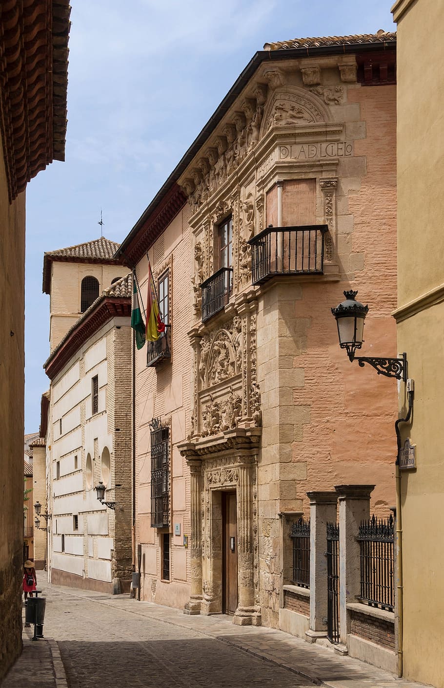 Granada, Spain, Buildings, Architecture, walkway, sidewalk HD wallpaper