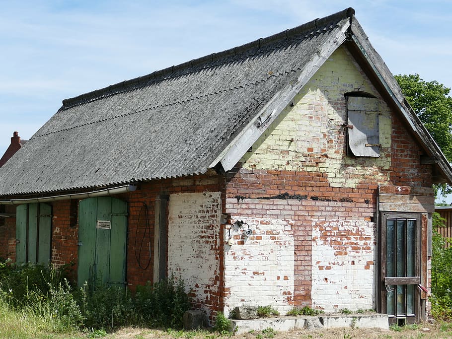 ruin, lapsed, home, scale, building, dilapidated, old, decay HD wallpaper