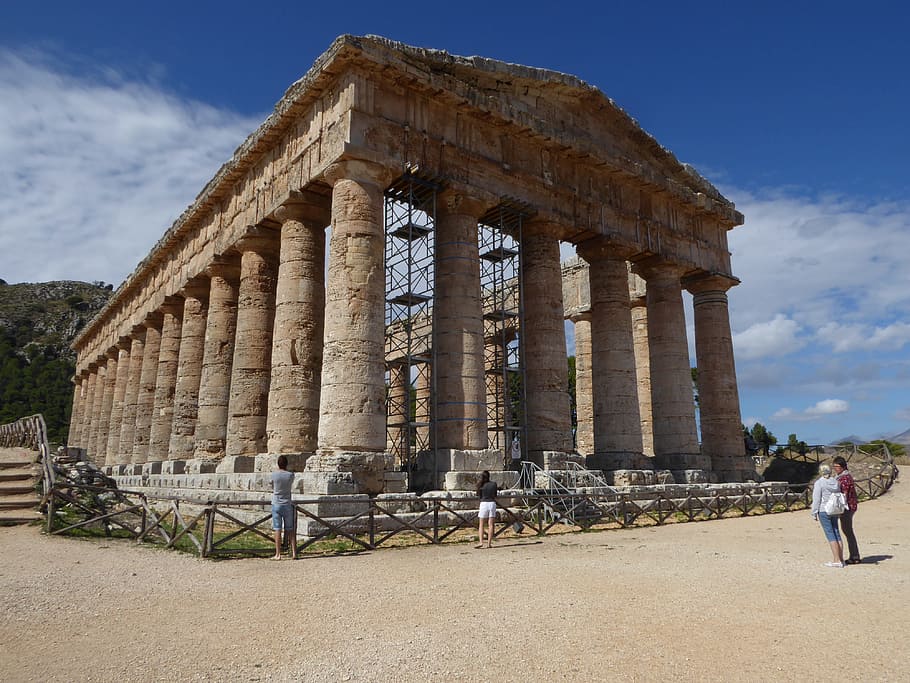 seguesta, building, architecture, history, the past, ancient HD wallpaper