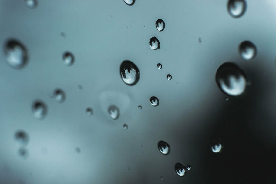 untitled, macro, rain, water, droplets, weather, window, wet HD wallpaper