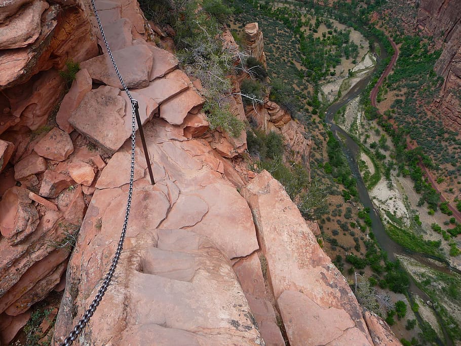 Utah, Mountains, Rock, cliff, rocky, gorge, ravine, valley HD wallpaper