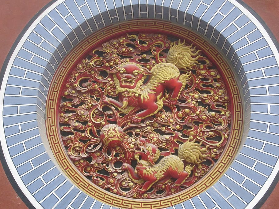 china wind, pattern, material, the scenery, views, kunming HD wallpaper