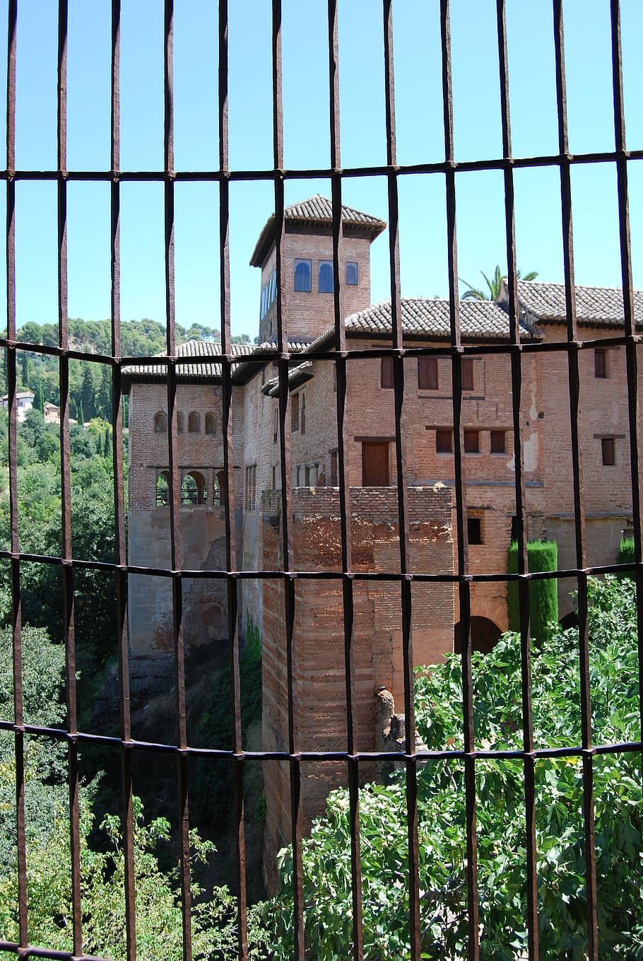 granada, alhambra, park, grateful, palazzo, medieval, medieval tower HD wallpaper