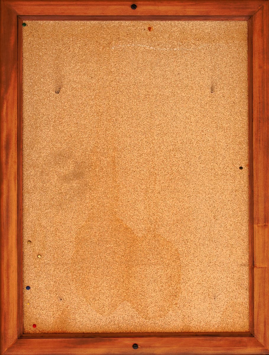 closeup photo of brown wooden photo frame, bulletin board, note, HD wallpaper