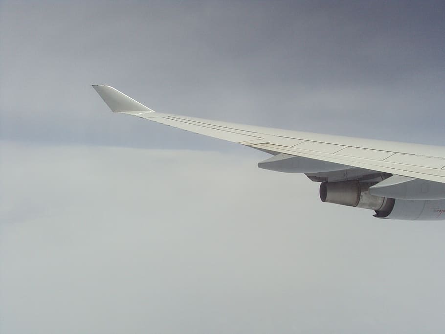 plane, air, wing, flight, heaven, airplane, air vehicle, sky HD wallpaper