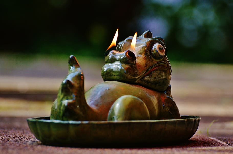dragon, fire, nostrils, funny, cute, figure, stone, frog, animal HD wallpaper