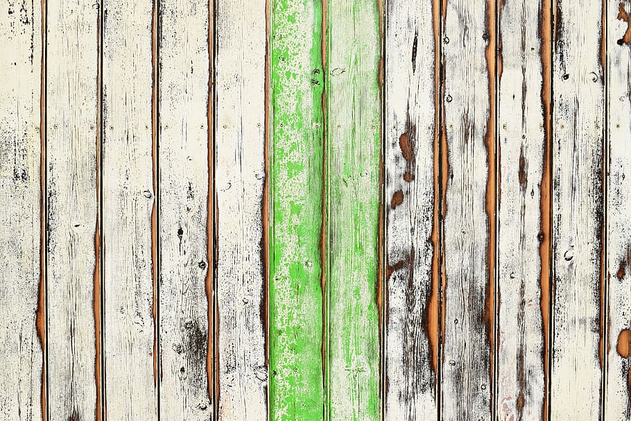 white and green wooden surface, wall, pattern, texture, wood - Material HD wallpaper