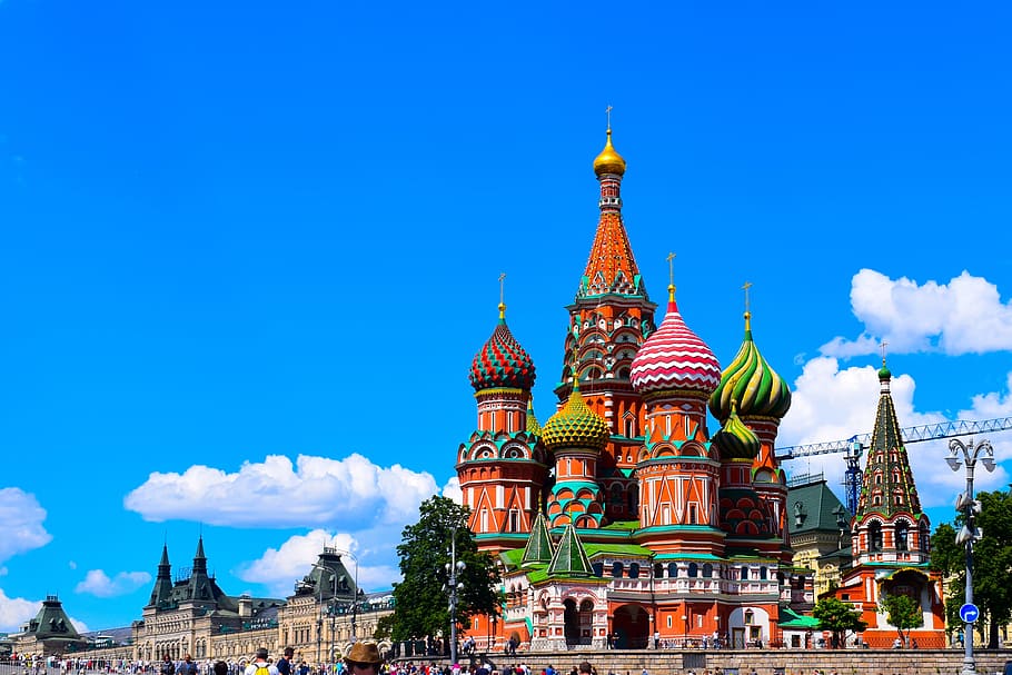 Saint Basil Cathedral, moscow, st basile, red square, church, HD wallpaper