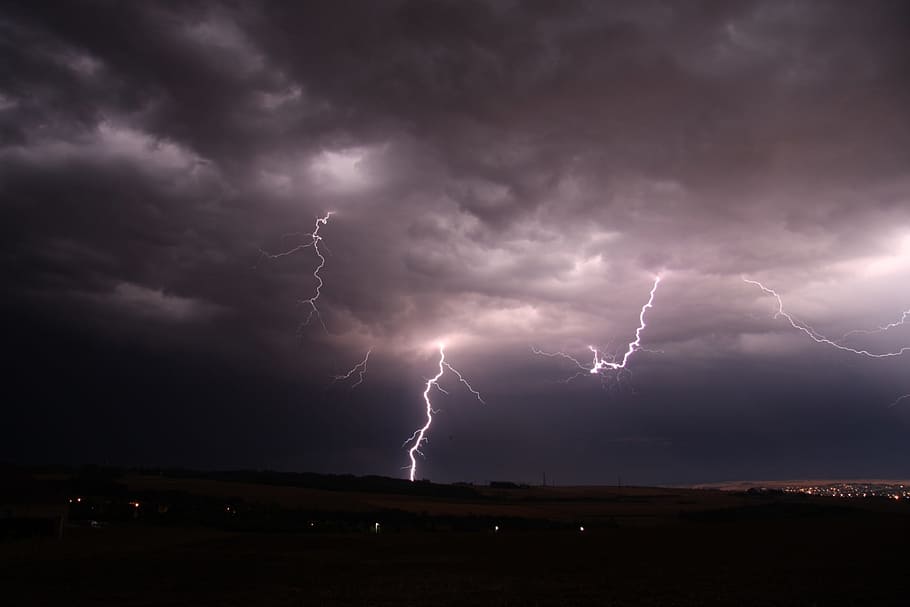 france, thunderstorms, lightning, cloud - sky, beauty in nature HD wallpaper