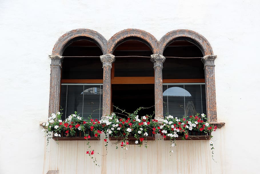 window, old, old window, facade, historically, weathered, wood HD wallpaper