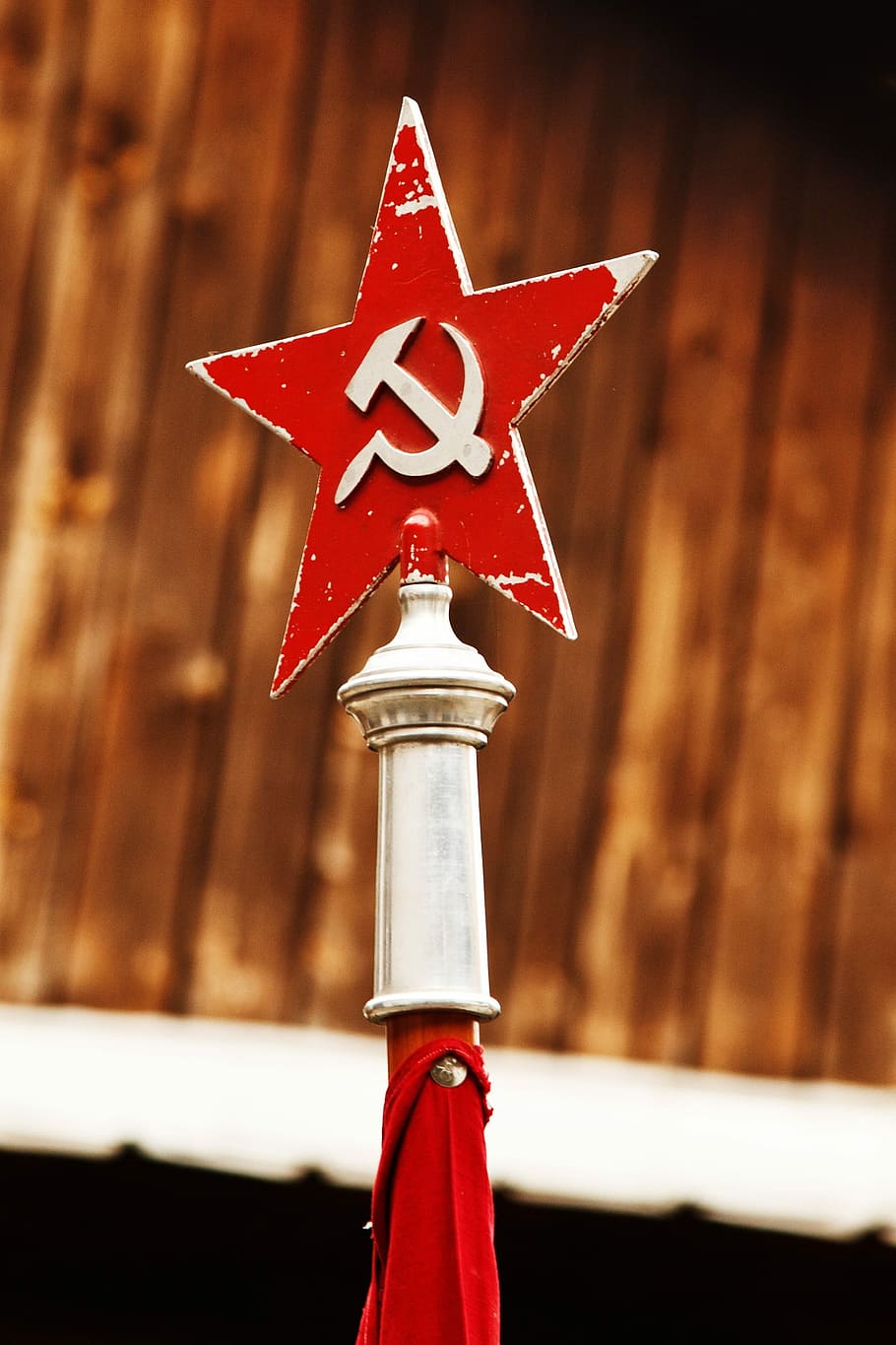 red and white flag USSR, Communism, Communist, Hammer, Moscow, HD wallpaper