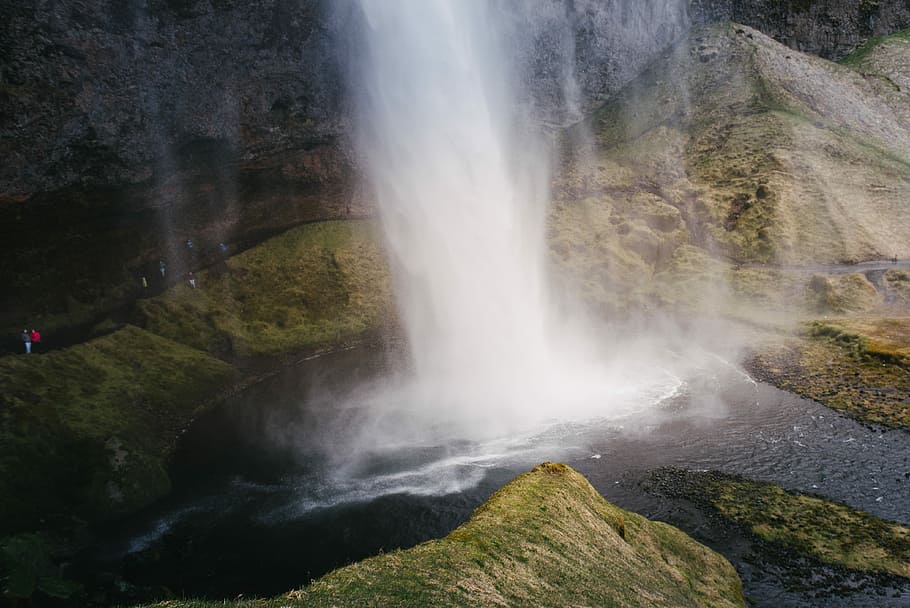 photo of waterfalls during daytime, waterfalls ravishing, mountain HD wallpaper