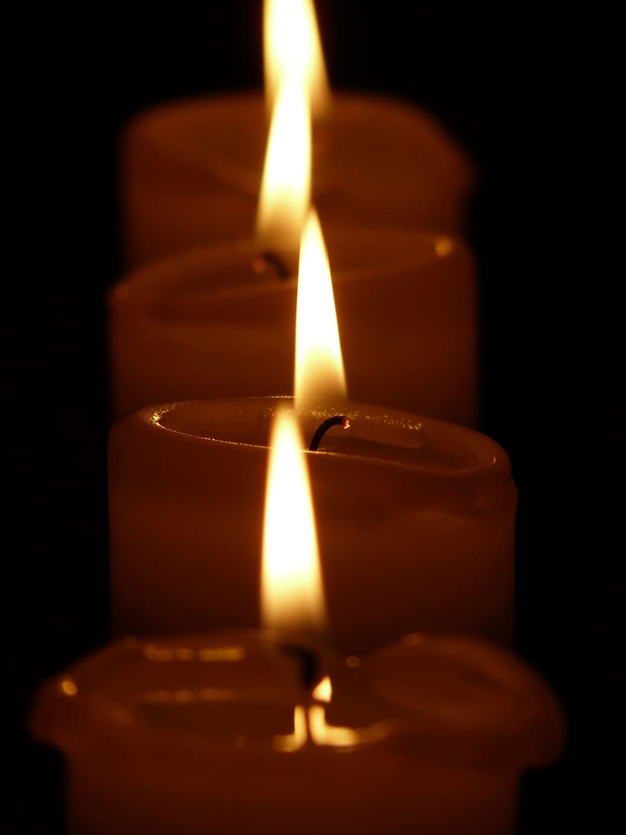 candles, candlelight, confirmation, wick, flame, wax, series HD wallpaper