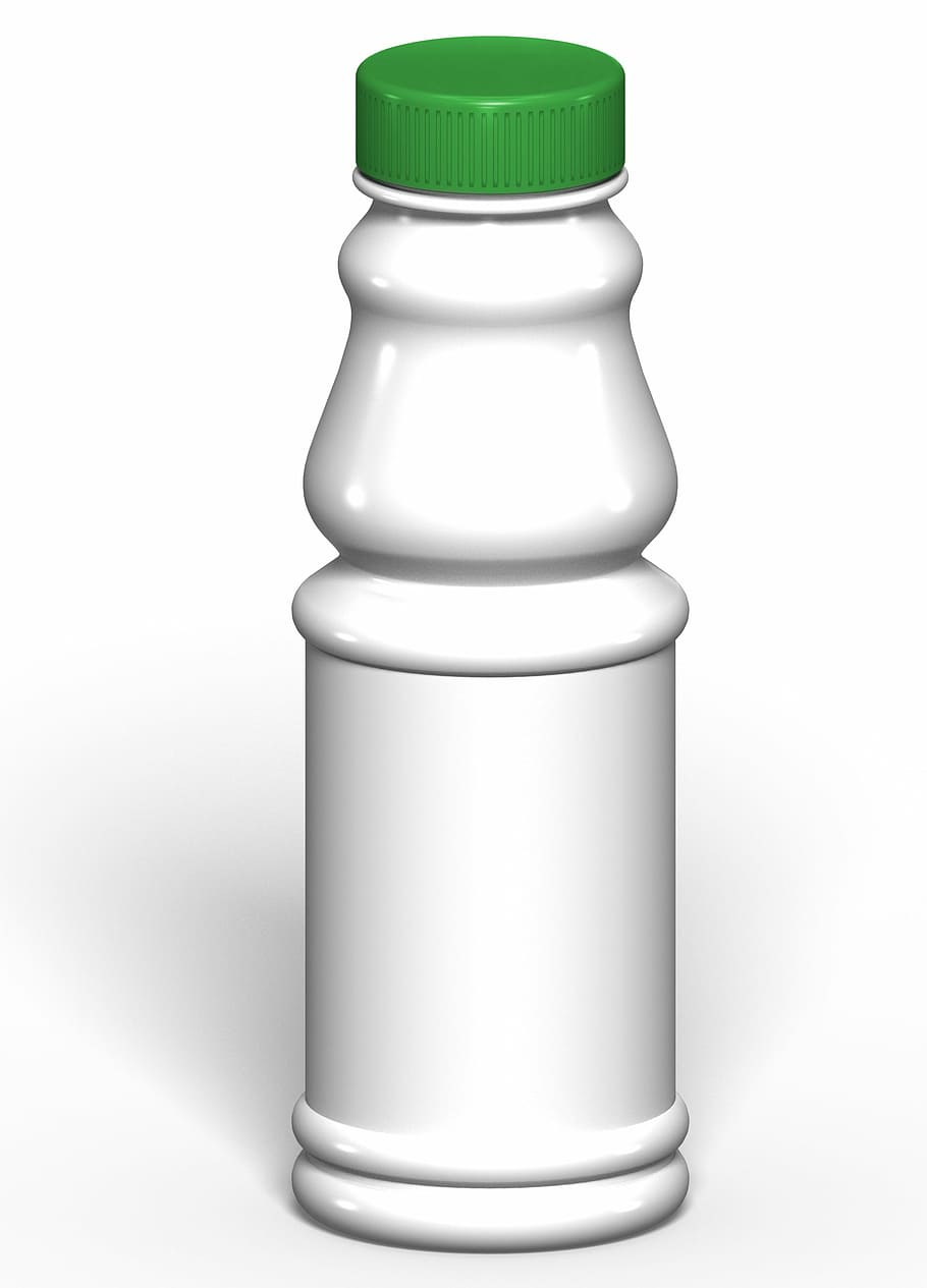 packing, plastic, white, green, bottle, container, studio shot HD wallpaper