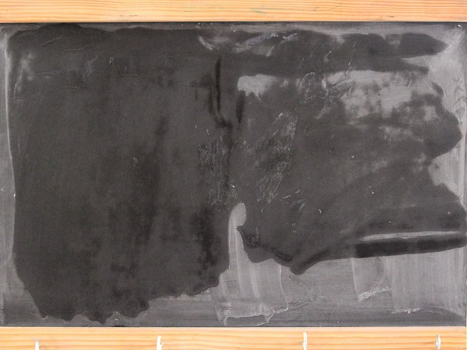 rectangular brown wooden chalkboard, School, Blackboard, leave, HD wallpaper