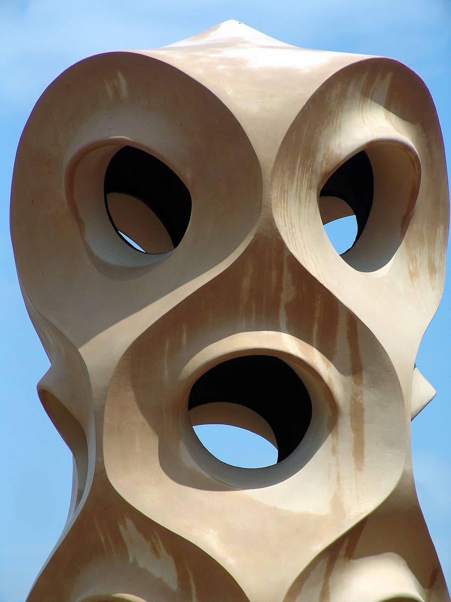 art, architecture, fun, abstract art, barcelona, sculpture HD wallpaper