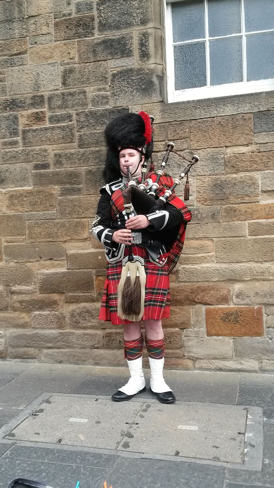 scotland, edinburgh, bagpipes, tradition, scottish, street music, HD wallpaper
