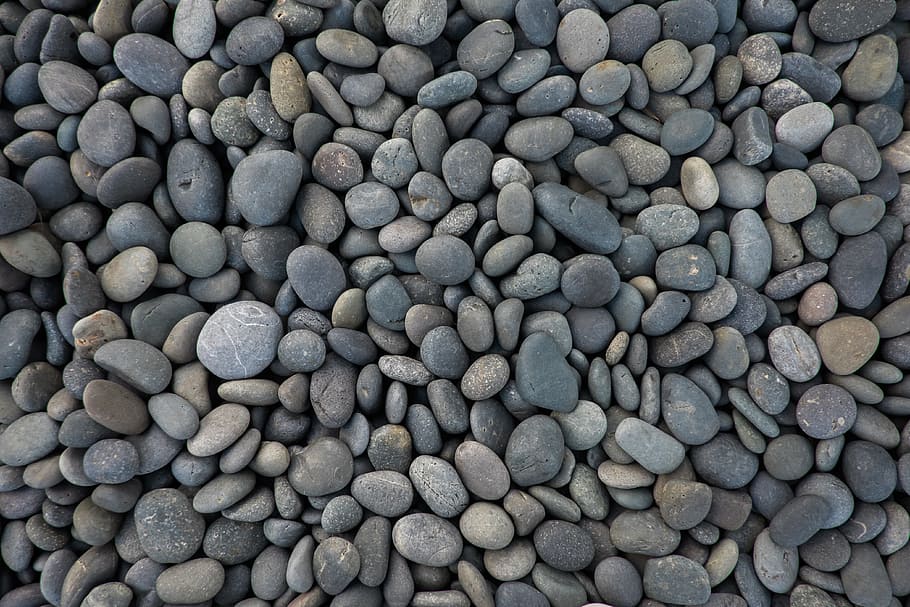 concrete stone lot, pebbles, stones, nature, peace, rock, zen, HD wallpaper
