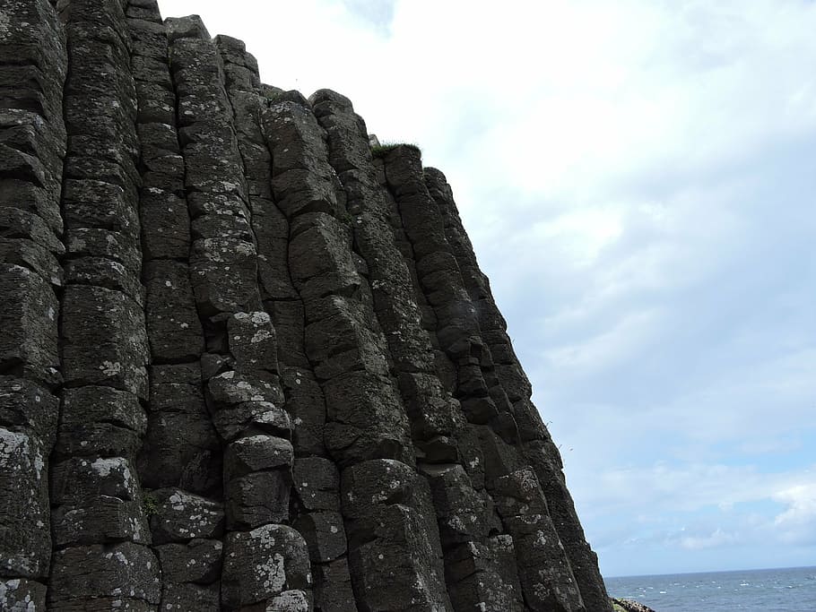 giants causeway, basalt, volcanic, northern ireland, formation, HD wallpaper