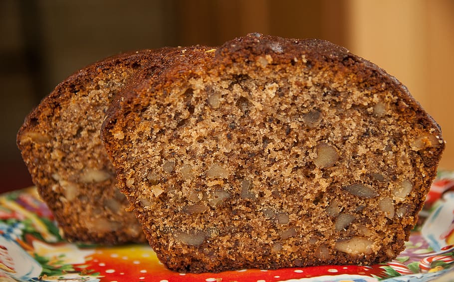 Cake, Dessert, Slices, Nuts, bread, food, loaf of bread, food and drink HD wallpaper
