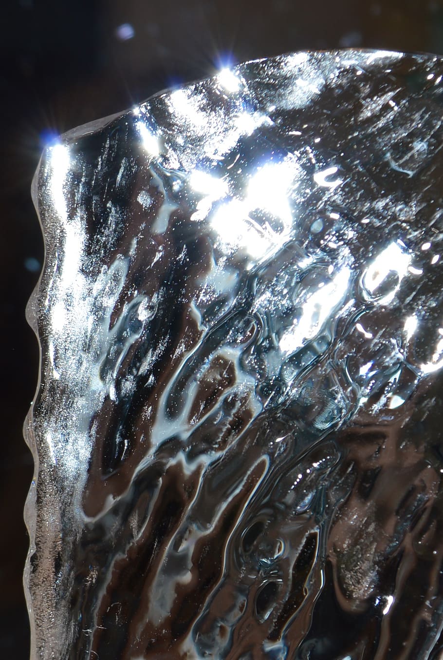 ice, glass, winter, close-up, no people, indoors, pattern, cold temperature HD wallpaper
