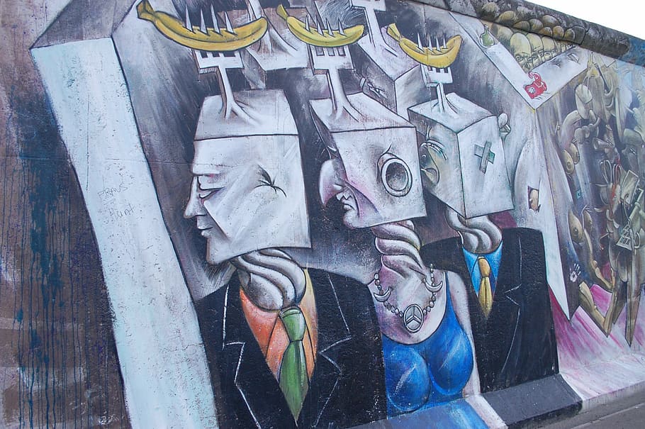 berlin, wall, graffiti, germany, shoe, no people, variation HD wallpaper