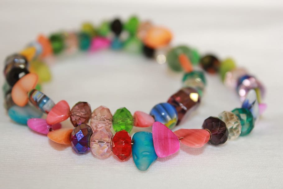 assorted-color beaded bracelet, Jewelry, Stones, Bangle, colors