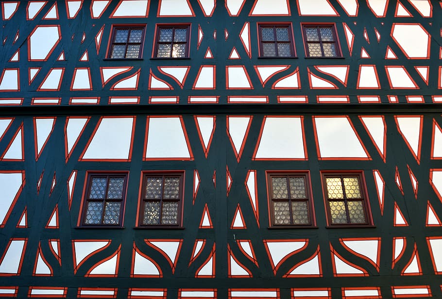 truss, fachwerkhaus, old town, home, historically, facade, architecture, HD wallpaper