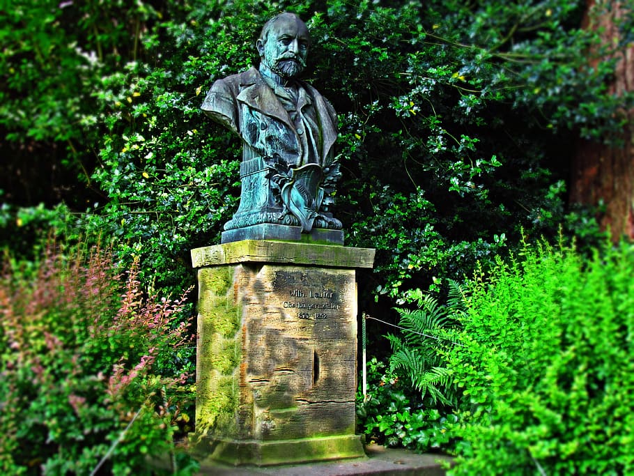 bust, monument, figure, face, decoration, architecture, art and craft HD wallpaper