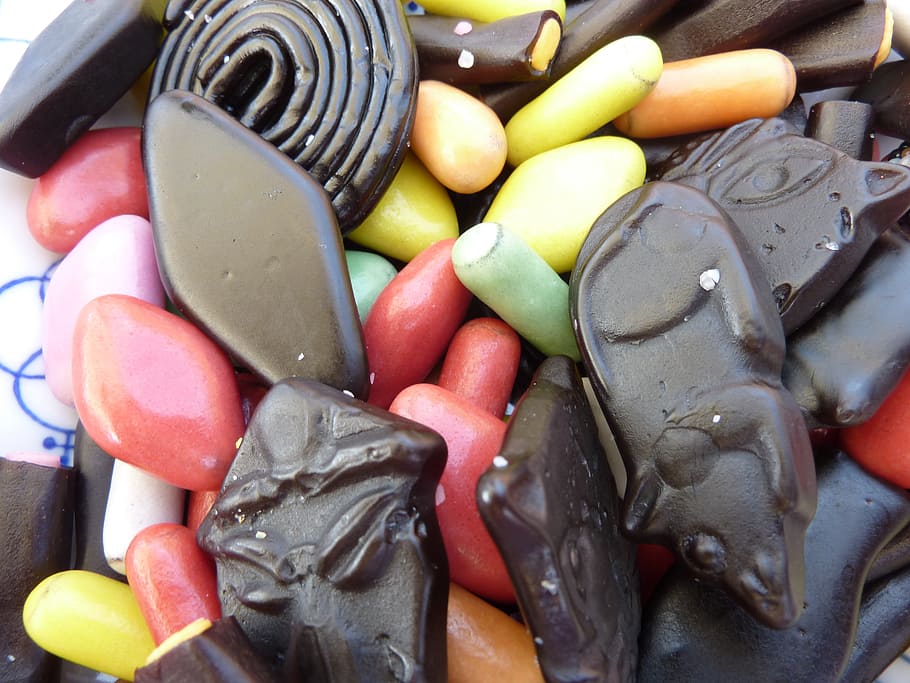 liquorice, haribo, nibble, calories, candy, treat, sweet, colorful