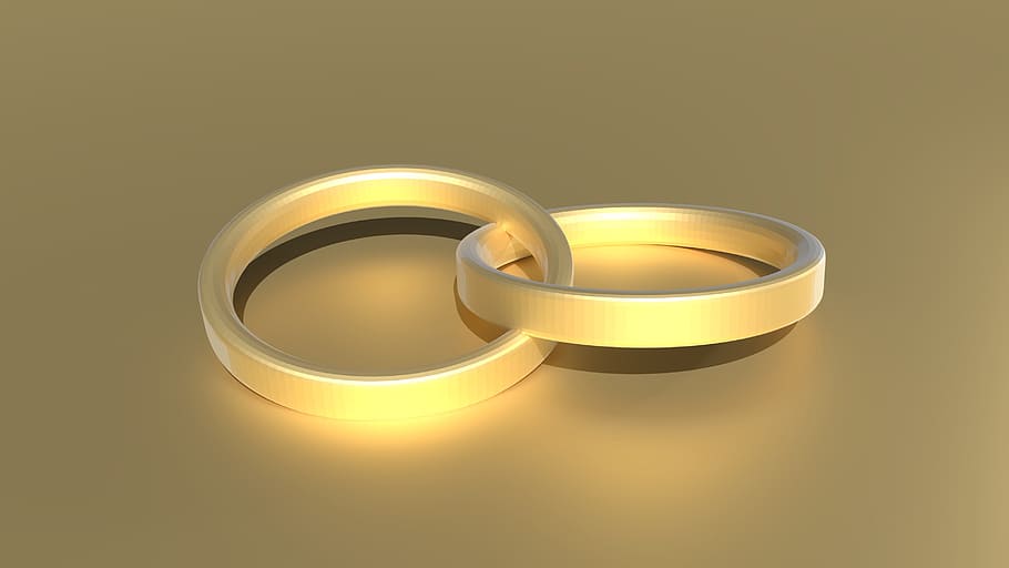 wedding ring, before, gold ring, symbol, jewellery, golden HD wallpaper