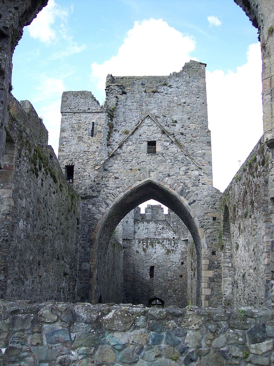 arches, castle, stone, historical, tourism, vintage, architecture HD wallpaper