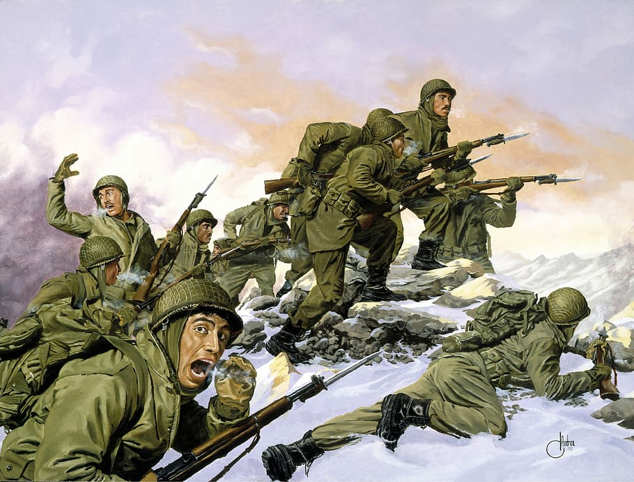 The Borinqueneers, Puerto Rico's 65th Infantry regiment in Korean War, HD wallpaper