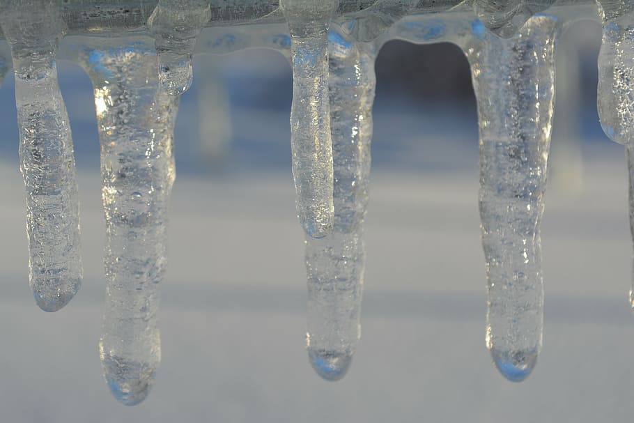 drops, winter, cold, ice, water, nature, gel, cold temperature HD wallpaper
