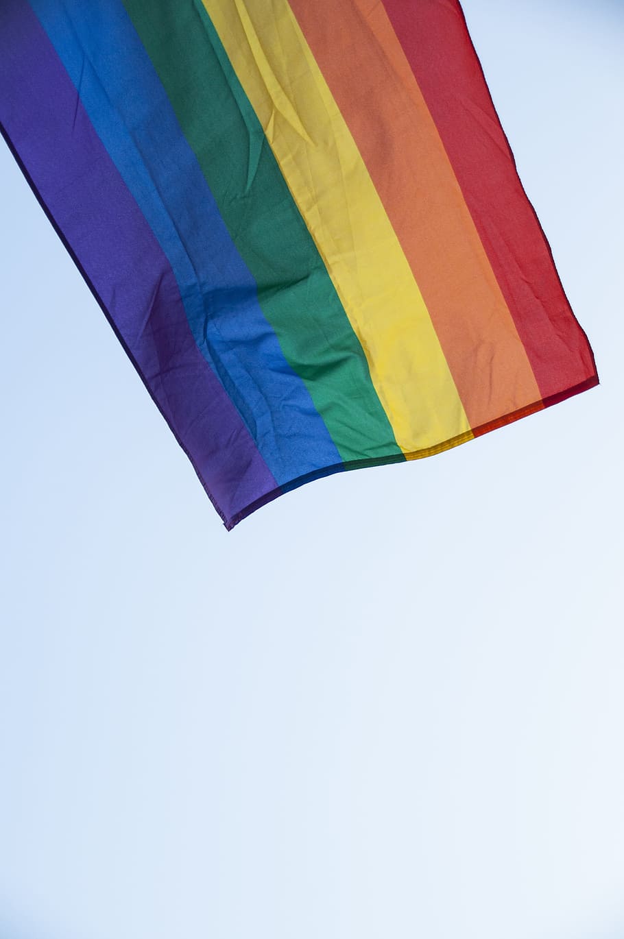 Hd Wallpaper Rainbow Flag Under Cloud Sky Pride Gay Love Pride