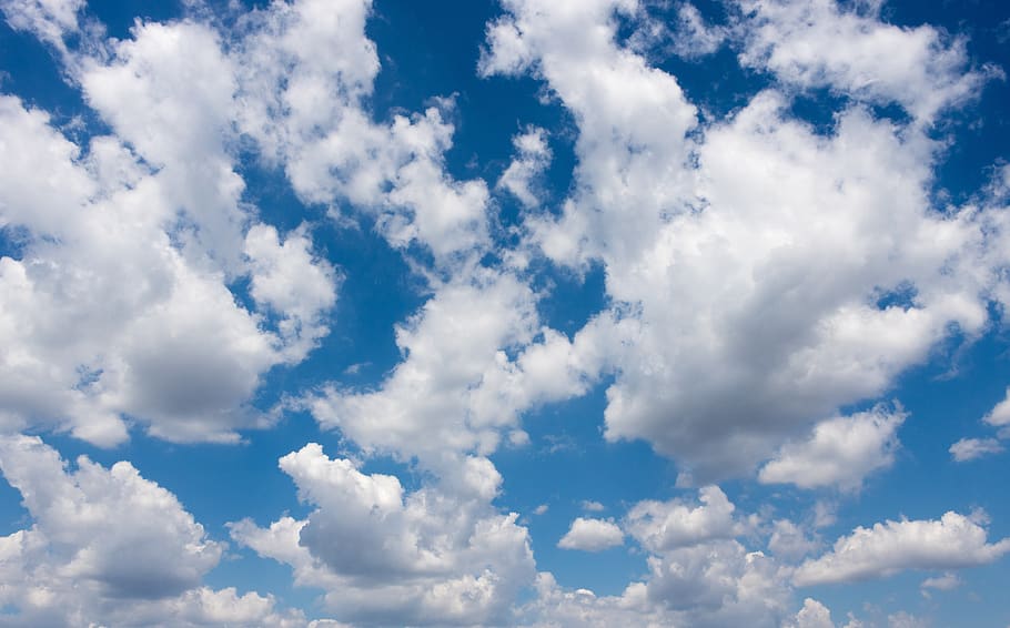clouds, sky, blue sky clouds, blue sky background, cloudscape HD wallpaper