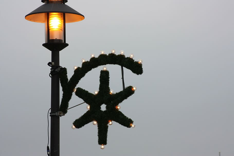 lamp, christmas, beach, lighting equipment, illuminated, street light HD wallpaper