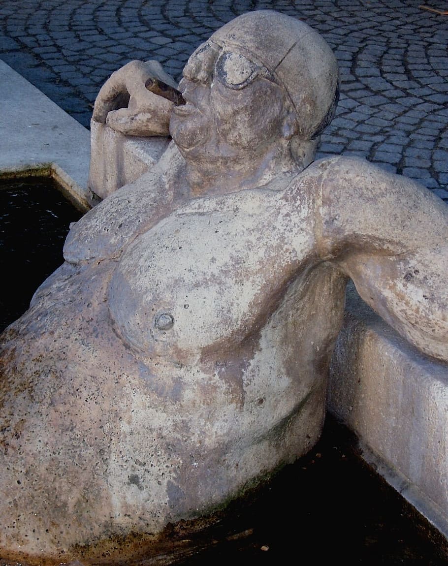 Figure, Stone, Stone, Sculpture, lined, constance, statue, art and craft HD wallpaper